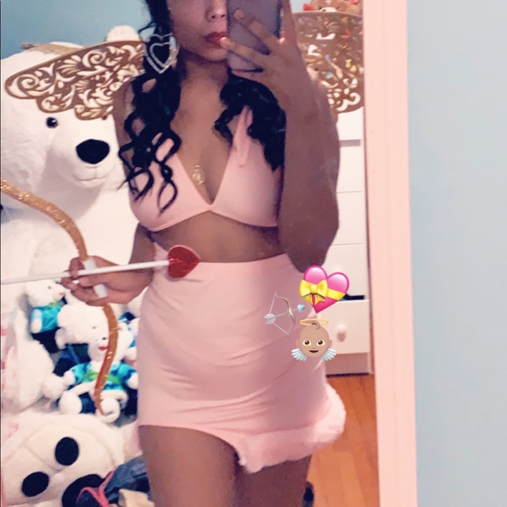 Pink Girly Skirt Set